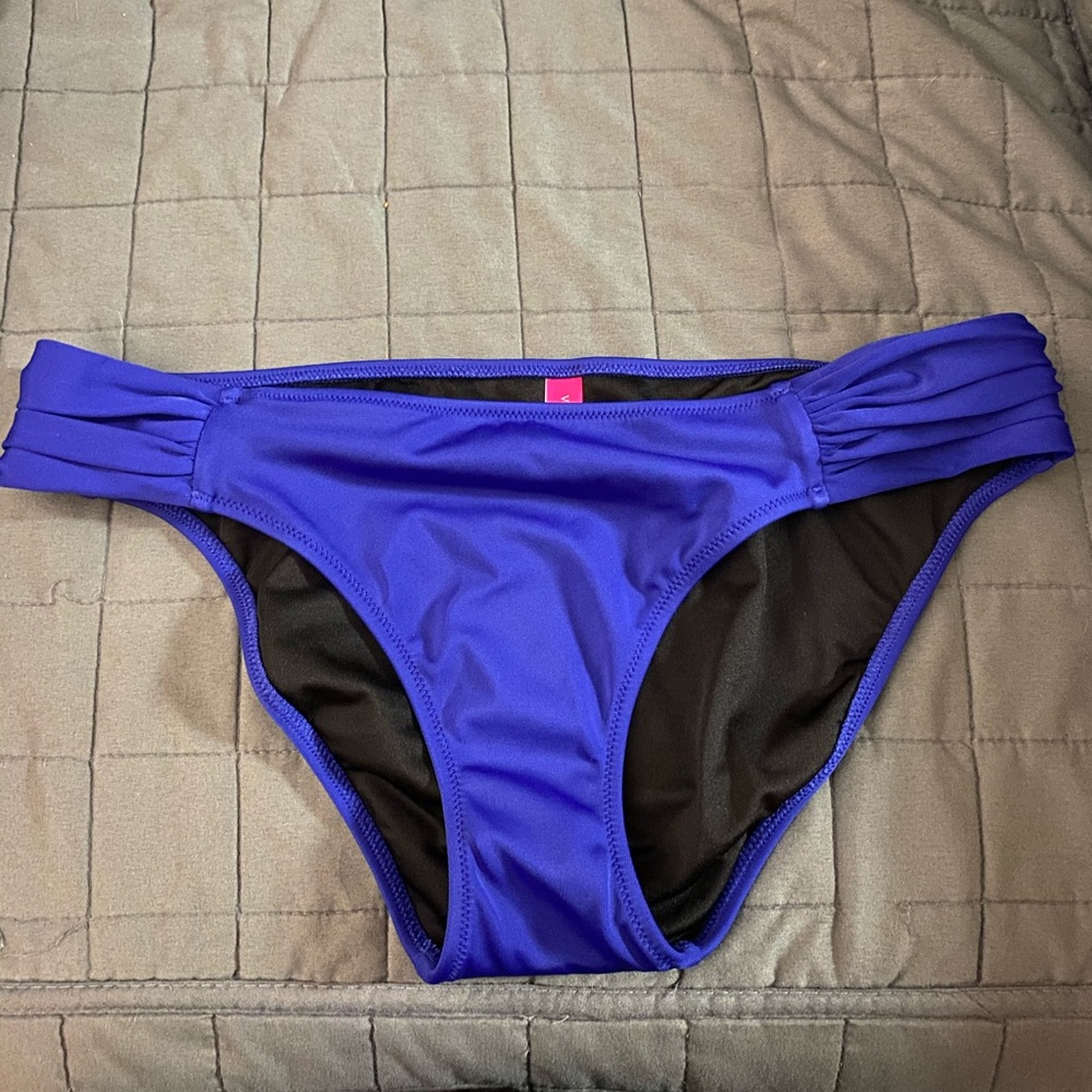 M royal blue Victoria secret swim bottoms